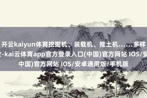 开云kaiyun体育挖掘机、装载机、推土机……多样短小精悍都聚一堂-kai云体育app官方登录入口(中国)官方网站 IOS/安卓通用版/手机版