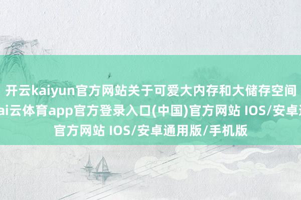 开云kaiyun官方网站关于可爱大内存和大储存空间的用户来说-kai云体育app官方登录入口(中国)官方网站 IOS/安卓通用版/手机版